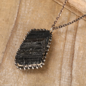 Natural Soul Jewels®  - Men's tourmaline necklace