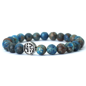 Lifeblood Jewels® - Simple style genuine natural stone bracelet for men