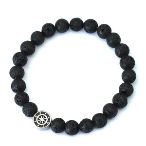 Lifeblood Jewels® - Simple style genuine natural stone bracelet for men