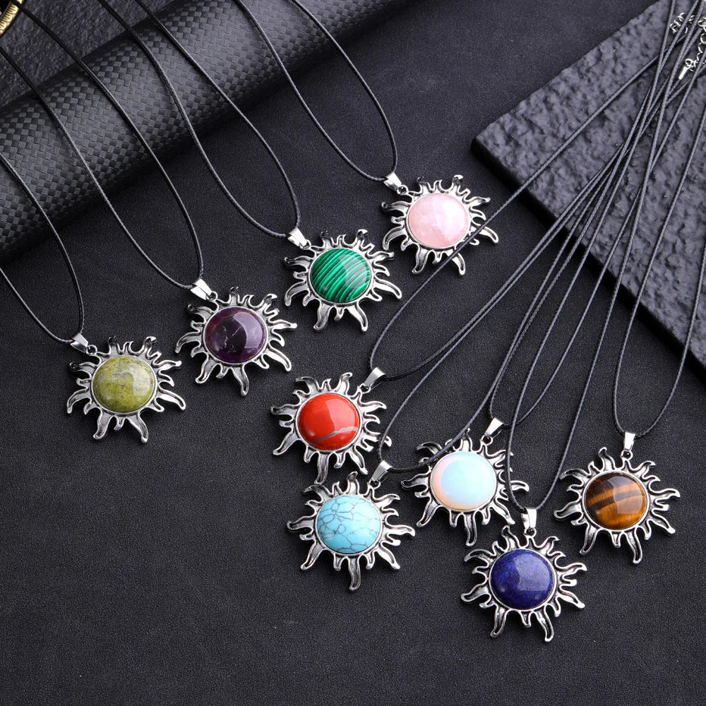 Natural Stone Jewels® - Cristallo di quarzo, gioielli di moda per uomo e donna