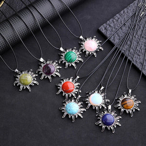 Natural Stone Jewels® - Cristallo di quarzo, gioielli di moda per uomo e donna