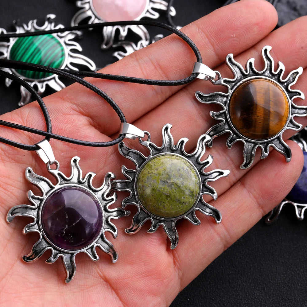 Natural Stone Jewels® - Cristallo di quarzo, gioielli di moda per uomo e donna