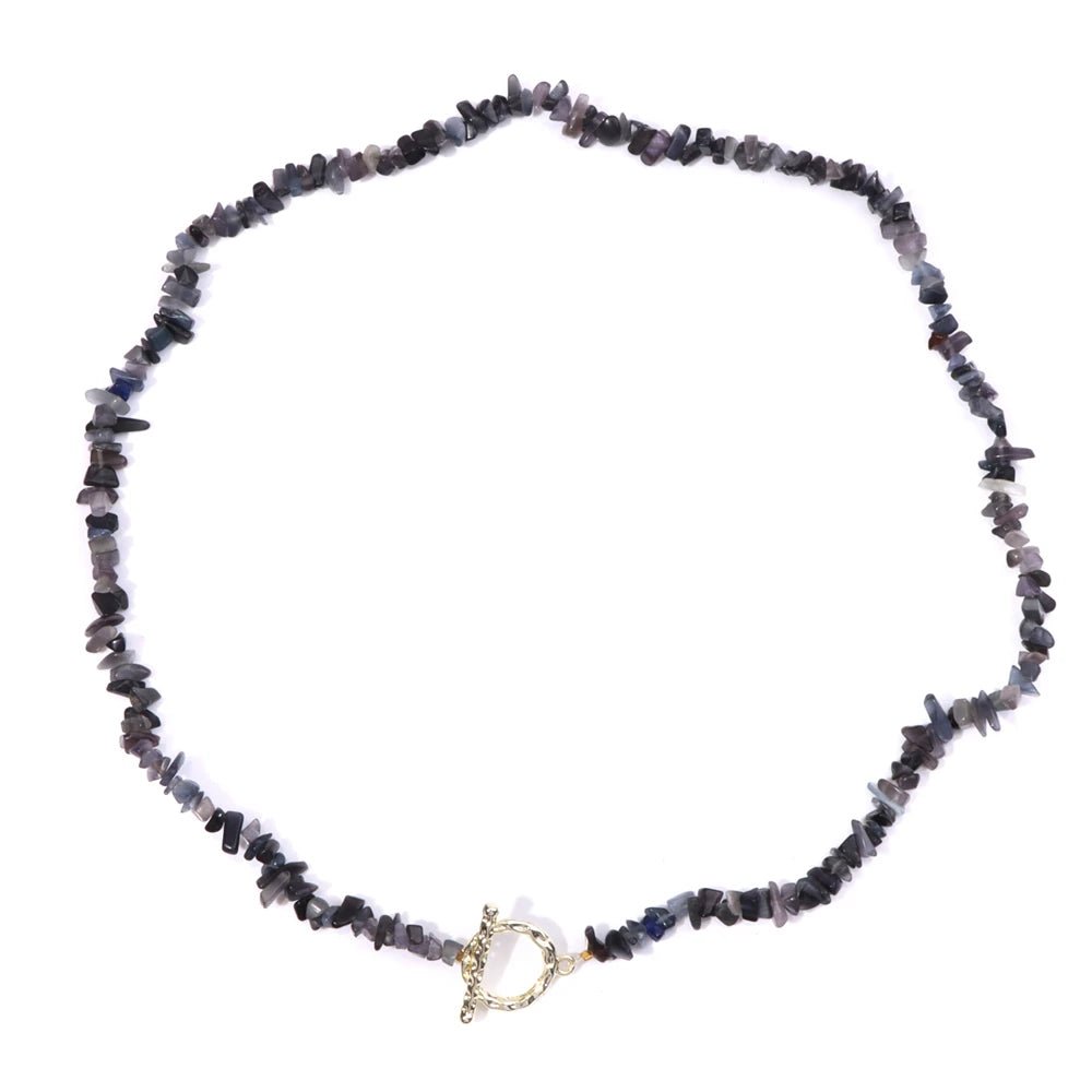 Lifeblood Jewels® - Healing Necklace of Bohemia Gemstone cones natural semi - precious stones, very fashionable for events of all kinds - NaturJewels®