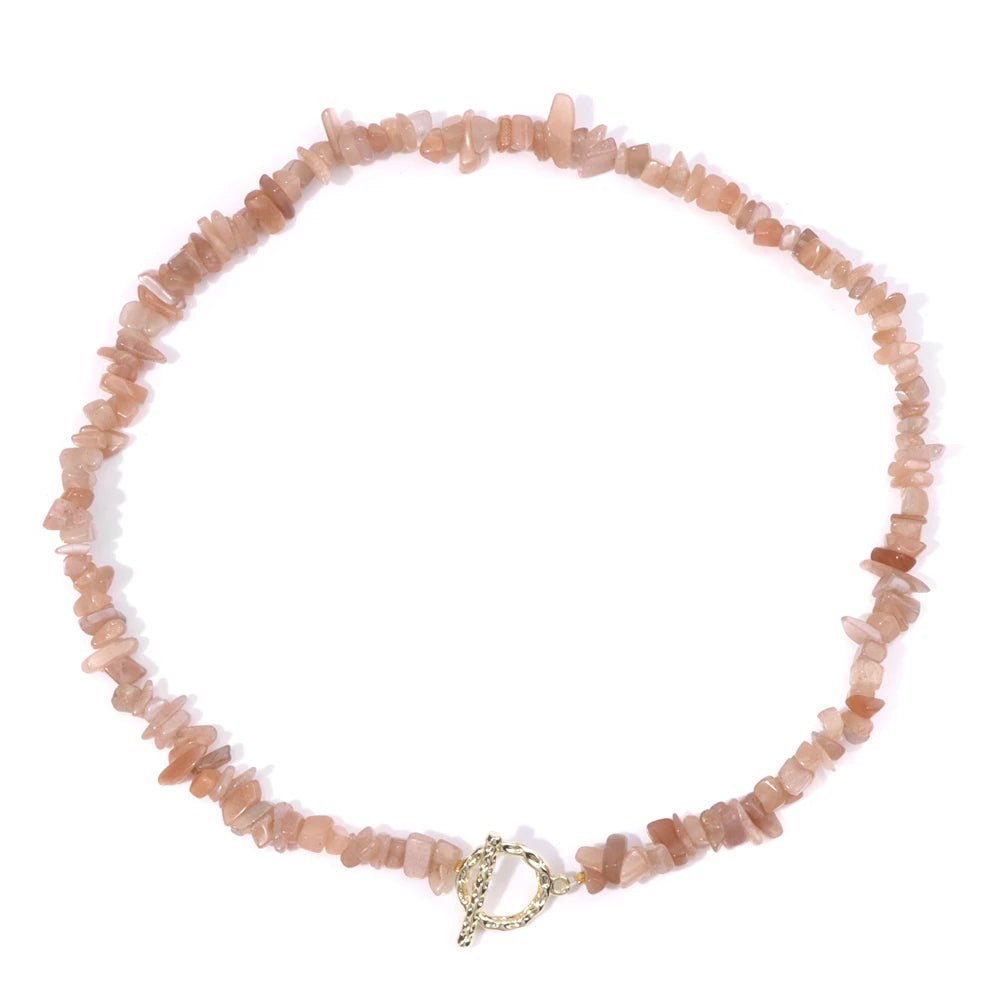 Lifeblood Jewels® - Healing Necklace of Bohemia Gemstone cones natural semi - precious stones, very fashionable for events of all kinds - NaturJewels®
