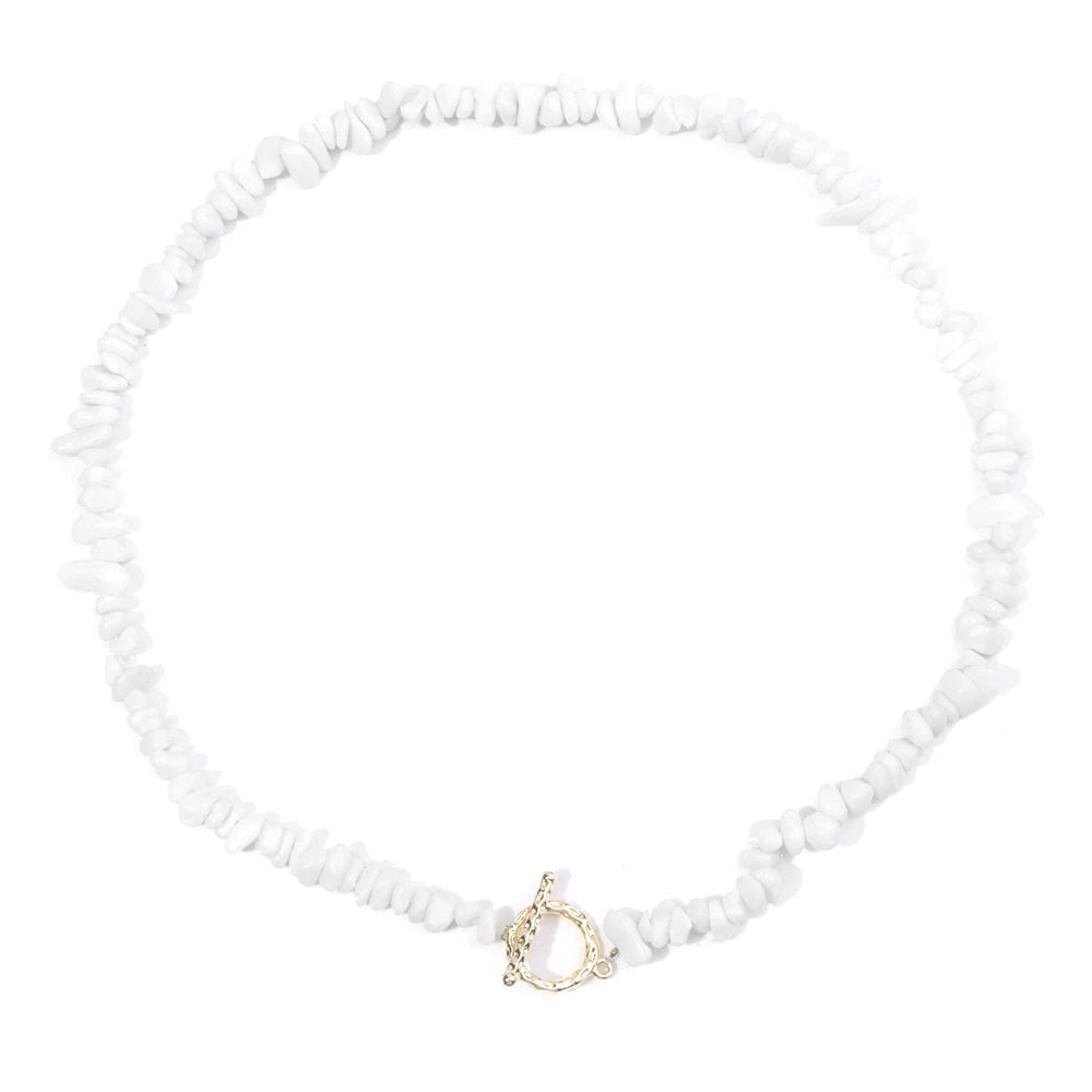 Lifeblood Jewels® - Healing Necklace of Bohemia Gemstone cones natural semi - precious stones, very fashionable for events of all kinds - NaturJewels®