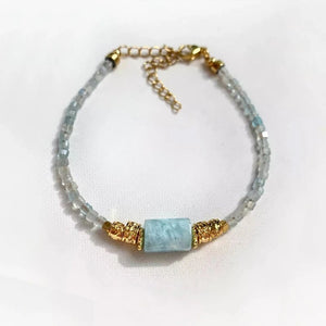 Natural Bracelets Jewels® - Fashionable Charm With Square Stone woman - NaturJewels®