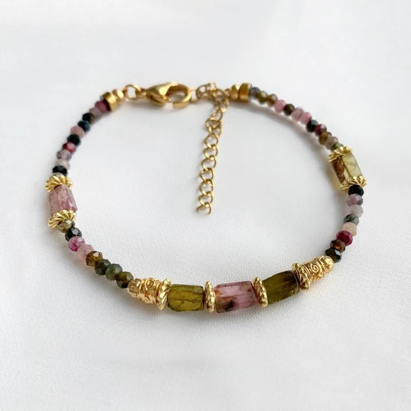 Natural Bracelets Jewels® - Fashionable Charm With Square Stone woman - NaturJewels®