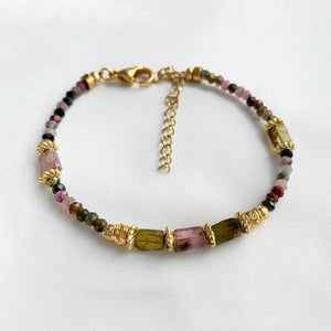 Natural Bracelets Jewels® - Fashionable Charm With Square Stone woman - NaturJewels®