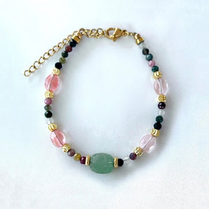 Natural Bracelets Jewels® - Fashionable Charm With Square Stone woman - NaturJewels®