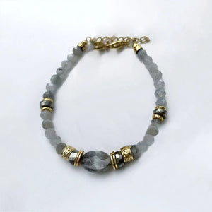 Natural Bracelets Jewels® - Fashionable Charm With Square Stone woman - NaturJewels®