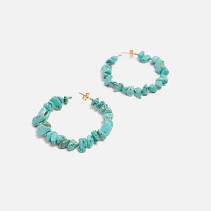 Natural Coral Jewels® - Dangling red coral stone earrings - NaturJewels®
