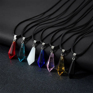 Natural Stone Jewels® - 7 Pcs/set Natural quartz crystal pendant. Necklaces for men and women - NaturJewels®
