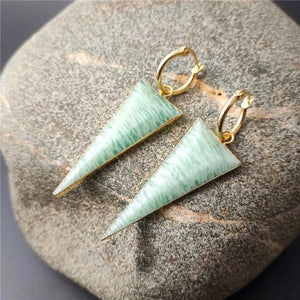 Natural Stone Jewels® - Amazonite Earrings for women - NaturJewels®