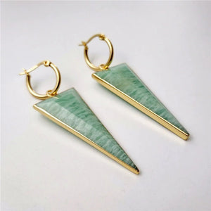 Natural Stone Jewels® - Amazonite Earrings for women - NaturJewels®
