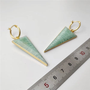 Natural Stone Jewels® - Amazonite Earrings for women - NaturJewels®