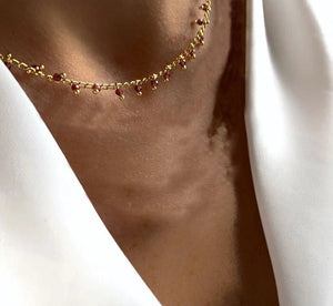 Natural Stone Jewels® - Charm Beaded Necklace for women - NaturJewels®