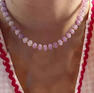 Natural Stone Jewels® - Charm Beaded Necklace for women - NaturJewels®