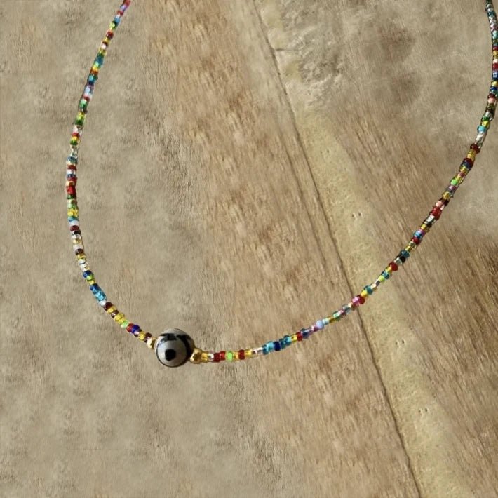 Natural Stone Jewels® - Charm Beaded Necklace for women - NaturJewels®