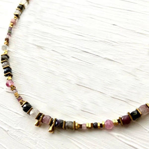 Natural Stone Jewels® - Charm Beaded Necklace for women - NaturJewels®