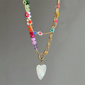 Natural Stone Jewels® - Charm Beaded Necklace for women - NaturJewels®