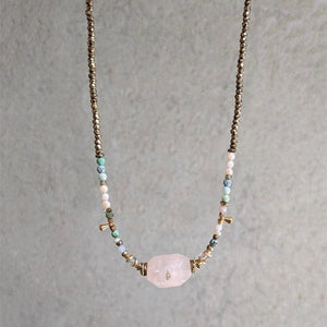 Natural Stone Jewels® - Charm Beaded Necklace for women - NaturJewels®