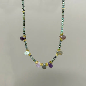 Natural Stone Jewels® - Charm Beaded Necklace for women - NaturJewels®