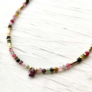 Natural Stone Jewels® - Charm Beaded Necklace for women - NaturJewels®