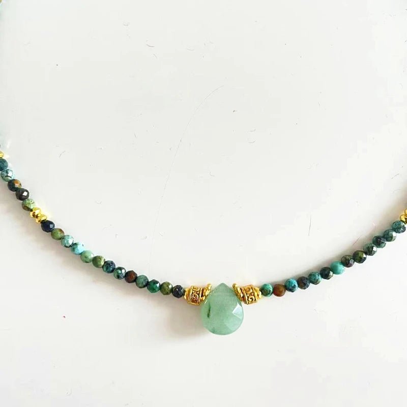 Natural Stone Jewels® - Charm Beaded Necklace for women - NaturJewels®