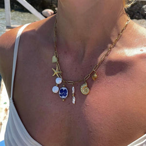 Natural Stone Jewels® - Charm Beaded Necklace for women - NaturJewels®