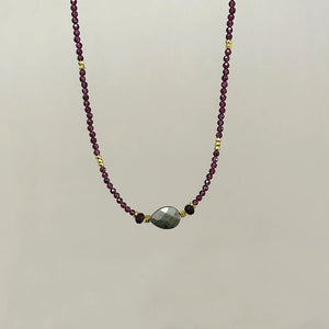 Natural Stone Jewels® - Charm Beaded Necklace for women - NaturJewels®