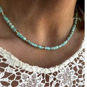 Natural Stone Jewels® - Charm Beaded Necklace for women - NaturJewels®