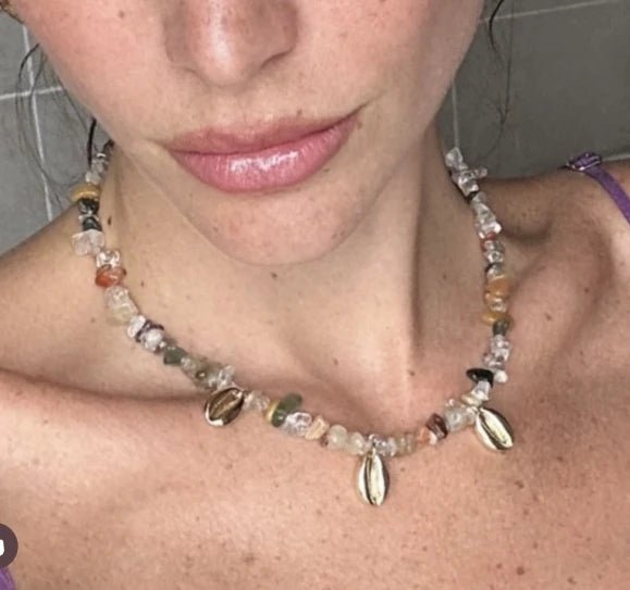 Natural Stone Jewels® - Charm Beaded Necklace for women - NaturJewels®