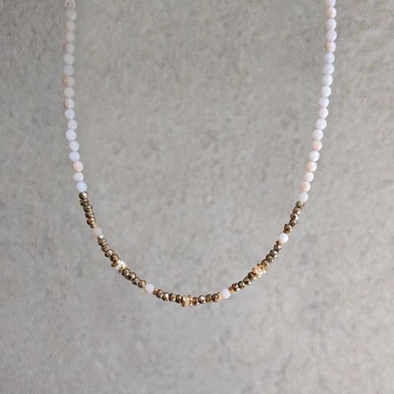 Natural Stone Jewels® - Charm Beaded Necklace for women - NaturJewels®