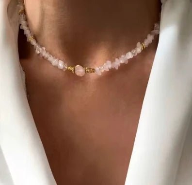 Natural Stone Jewels® - Charm Beaded Necklace for women - NaturJewels®