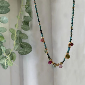 Natural Stone Jewels® - Charm Beaded Necklace for women - NaturJewels®