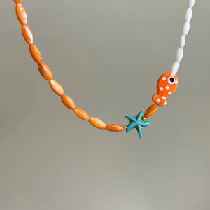 Natural Stone Jewels® - Charm Beaded Necklace for women - NaturJewels®