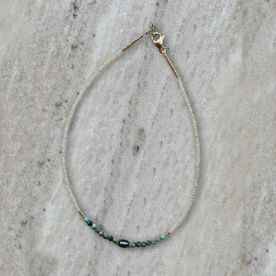 Natural Stone Jewels® - Charm Beaded Necklace for women - NaturJewels®