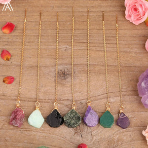 Natural Stone® Jewels - Earrings with black quartz beads - NaturJewels®