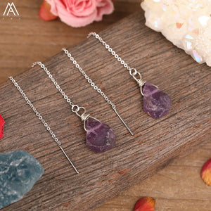 Natural Stone® Jewels - Earrings with black quartz beads - NaturJewels®
