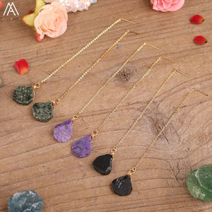 Natural Stone® Jewels - Earrings with black quartz beads - NaturJewels®