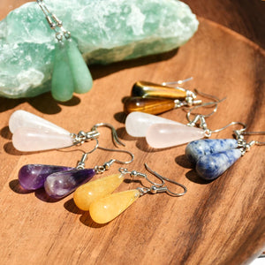 Natural Stone Jewels® - Yellow jade green aventurine rose for woman - NaturJewels®
